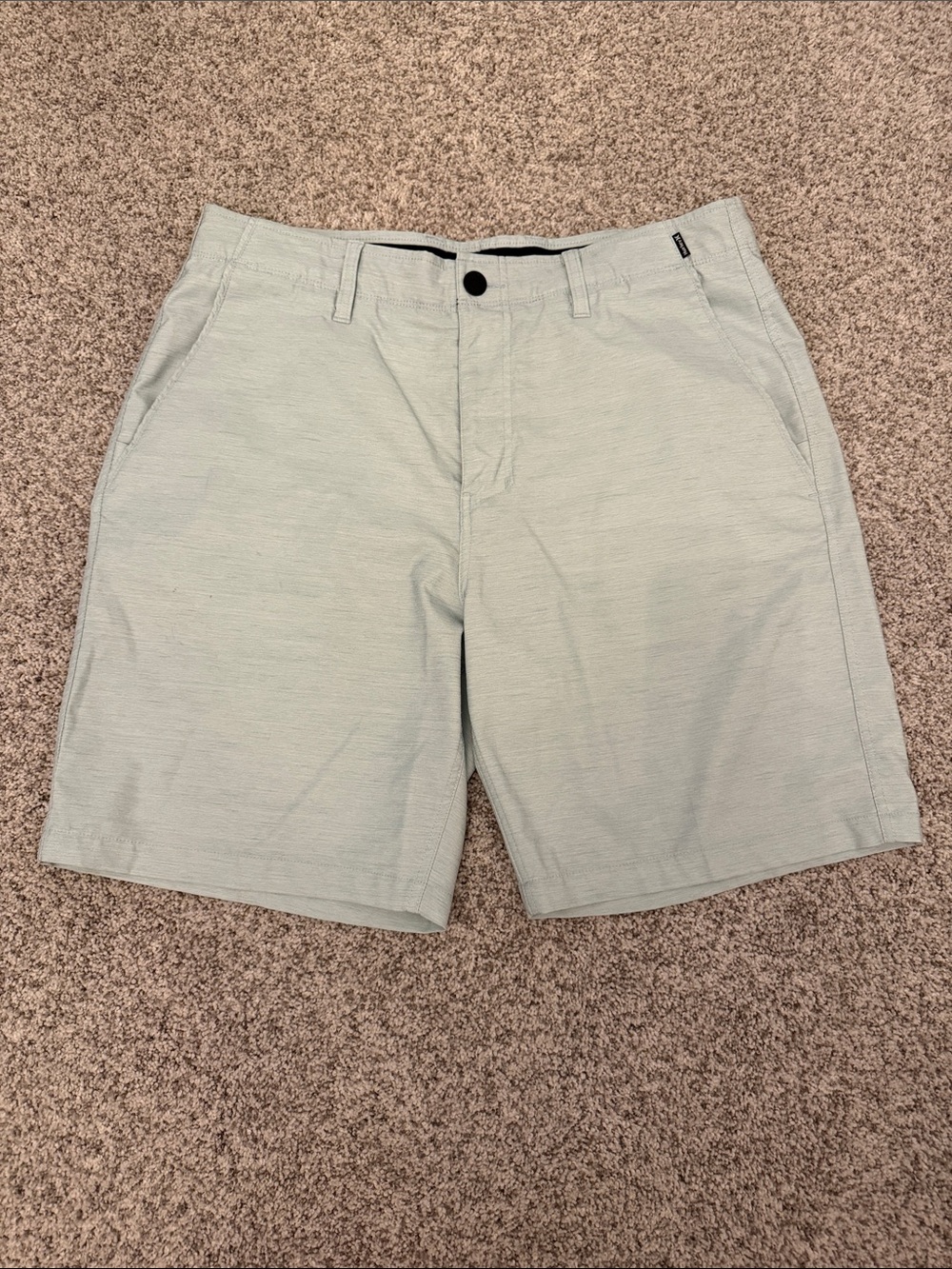 Men's Hurley Light blue-Gray Casual Shorts size 34